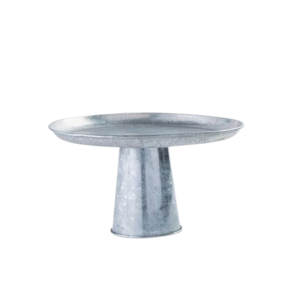 Handmade Tableware Dessert Accessory Galvanized Metal Cake Stand for Wedding <b>Party</b> Hotels <b>Sweet</b> Display Stand - Product Image 3