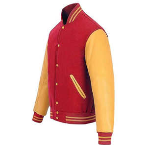 Chaqueta Universitaria de Béisbol de Invierno para Hombre de Alta Calidad con Logotipo Frontal de Lona Bordado, Diseño Universitario Personalizable - Product Image 5