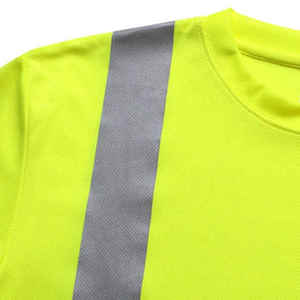 Camiseta de Trabajo para Hombre, Estilo 2025, 100% Algodón, Secado Rápido, Reflectante, Uniformes de Seguridad, Absorbe el Sudor - Product Image 6