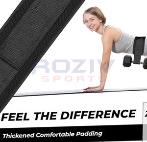 Ceinture de soutien robuste en néoprène pour les fessiers, antidérapante, avec rembourrage supplémentaire, pour entraînements d'été à la salle de sport ou à domicile, haltères - Product Image 2