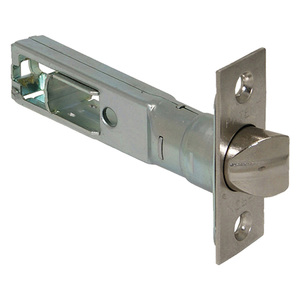 Raccordo di bloccaggio per serrature/apriporta 'nova' E 80 mm - Ottone nichelato frontale - Product Image 1