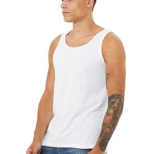 Débardeurs de style jersey en coton peigné Bella Canvas pour hommes pour la salle de sport - Product Image 5