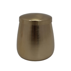 Caja redonda de mármol y madera con tapa, almacenamiento de Color blanco y Natural para cocina y Decoración de mesa - Product Image 3