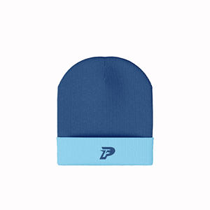 Gorro con puños de moda con logotipo bordado para hombres y mujeres moda callejera de invierno - Product Image 3