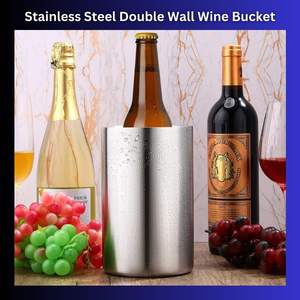 Cubos de hielo de cerveza de acero inoxidable con aislamiento de doble pared de calidad superior Precio razonable Enfriadores de latas Bares de vino Fiestas - Product Image 4