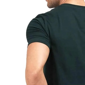 Camiseta de fabricante personalizada 100% algodón antiarrugas hombres peso pesado Vintage parches bordados desgastados camisetas lavadas con ácido - Product Image 3