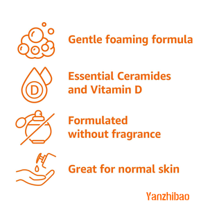 Limpiador Facial Renovador OEM con Ácido Salicílico, Niacinamida y Vitamina D para el Cuidado de la Barrera Cutánea, Limpieza Suave - Product Image 4