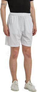 Shorts de sport décontractés pour hommes personnalisés OEM, taille élastique, respirant, séchage rapide, entraînement, course à pied, salle de sport, noir, polyester, uni, pour hommes - Product Image 2