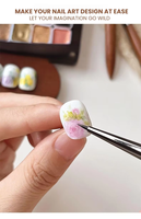 Encre à ongles solide à effet marbré dégradé, non toxique, végane, 36 couleurs pour nail art