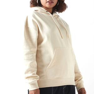 Sweat-shirts à capuche en molleton bouclette pour femme 100 % coton, impression graphique personnalisée sur le devant, streetwear d'hiver, coupe oversize, vente en gros - Product Image 2