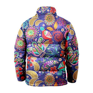 Latest Design <b>Men's</b> Puffer Jackets Custom Logo Printed Smart Casual Winter Woolen <b>Coat</b> <b>with</b> <b>Hooded</b> Zipper Closure on Sale - Product Image 4