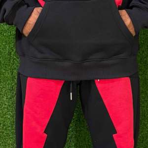 Meilleur prix survêtement de sport décontracté d'hiver hommes 100% coton vêtements de sport confortables couleurs personnalisées écologique solide 2-en-1 - Product Image 6