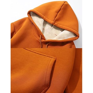 Sudadera Casual sólido manga larga suelta ajuste Tops pulóver mujer Otoño Invierno mujeres sudaderas con capucha cómodo algodón sólidos colores - Product Image 2