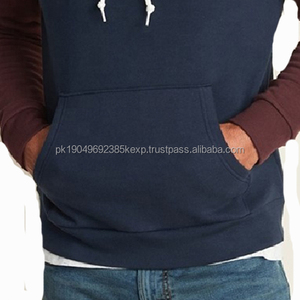 Sweat-shirt à capuche en polaire d'hiver personnalisé pour homme, prix de gros bon marché, avec technique de broderie numérique - Product Image 5