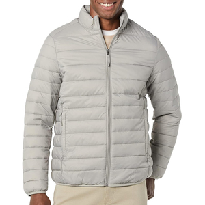 High Quality Custom <b>Men's</b> 5XL Puffer Jacket Winter Wear with Canvas Material Hooded Collar <b>Top</b> Design New Condition Wholesale - Product Image 1