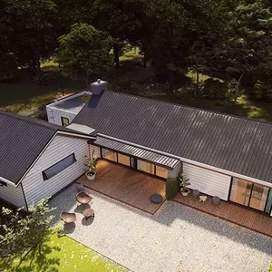 Casa Prefabricada de Acero Estilo Europeo, Resistente al Viento, para Hoteles y Complejos <span class=keywords><strong>Residenciales</strong></span>, Fabricación China OEM - Product Image 4