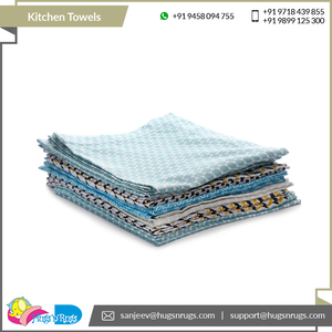 ชุดผ้าขนหนูในครัวแบบผ้าฝ้าย100% ดูดซับน้ำได้ดีดีไซน์จากอินเดีย - Product Image 5