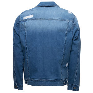 100% coton matériel hommes Denim vestes personnalisé de base couleur unie hommes Jeans Denim veste fabriquée au PakistanVeste pour homme - Product Image 6