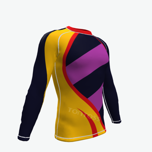 Ropa de artes marciales personalizada secado rápido corto Grappling hombres personalizado Rashguard BJJ - Product Image 6