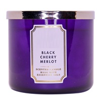 Premium Langdurige Zwarte Kersen Merlot Geurende Soja Wax Kaars In Bulk Huisdecoratie Met Aromatherapie Voor Kerstmis
