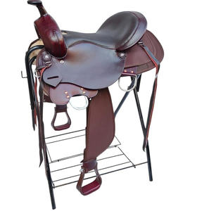 ชุดอานนักขี่ม้าขี่ม้าทำจากไม้หนังชุดที่ทำจากไม้หนังระบายอากาศได้ดีออกแบบได้ตามต้องการ - Product Image 1