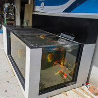 Fuente de Agua Decorativa Moderna para Jardín, Patio, Piscina, Diseño de Paisaje con Sistema de Flujo de Agua Continuo