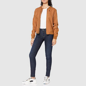 Blouson court de haute qualité pour femmes support sur mesure hiver tricoté Style professionnel fait bombardier de meilleur style pour femmes - Product Image 3