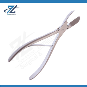 Pinza de Corte de Hueso Liston, Recta, 140 mm de Largo, Acero Inoxidable, Instrumentos Quirúrgicos Manuales, Certificación CE, Fabricante - Product Image 2