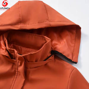 Chaqueta Larga Cortavientos de Invierno para Mujer, Talla Grande, con Logotipo Personalizado, Precio de Fábrica al por Mayor, Nueva Moda, Manga Larga, Impermeable - Product Image 3