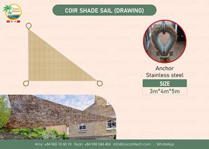 COMENTARIOS COIR SHADE VELA DE NUESTRO AMADO CLIENTE EN AUSTRALIA PARASOL NATURAL - Product Image 6