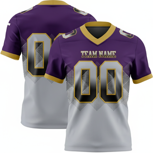 เสื้อฟุตบอลอเมริกันแบบกำหนดเองสำหรับผู้ชาย วัยรุ่น และผู้ใหญ่ ผ้าโพลีเอสเตอร์ระบายอากาศ ชุดกีฬา ชุดทีมแบบส่วนตัว - Product Image 3