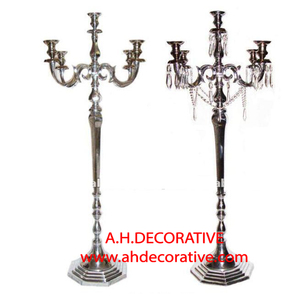 Nouveau candélabre pour 5 bougies en Bronze fini luxe fête pièce maîtresse décoration aluminium fait à la main candélabre pour la décoration - Product Image 2