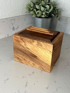 Antique-Style Wood Organizing <b>Gift</b> <b>Box</b> <b>for</b> Crafts Jewellery Cosmetics <b>for</b> <b>Christmas</b> Decoration Polished Technique - Product Image 3