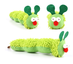 Jouets pour chats <span class=keywords><strong>de</strong></span> style moderne Oreiller en peluche interactif résistant aux rayures et aux morsures Caterpillar Bug Galls Relief Cat Toy Animal Pattern - Product Image 1
