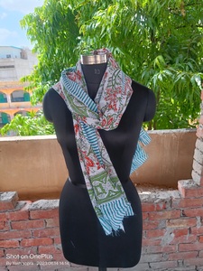 ผ้าซิ่นพิมพ์ลายดอกไม้แบบดั้งเดิมสำหรับผู้หญิงชุดชายหาดใบหน้าบิกินี่และคลุมผม - Product Image 5