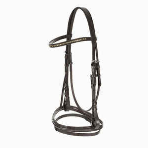 Wholesale <b>Horse</b> Leather Bridle with Reins English Western Durable Comfortable Riding Training Bridle Bulk Factory Direct - Product Image 1
