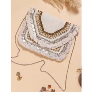 Classic <b>Embroidered</b> Designer <b>Clutch</b> Purse For Women Who Adore Luxury Accessories And Timeless Style - Product Image 1