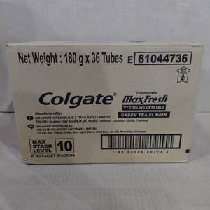 คอลเกตยาสีฟันชาเขียวแมกซ์เฟรช180ก. ป้องกันโพรงป้องกันแบคทีเรียช่องปากทำให้ขาวขึ้นใช้ในเวียดนาม - Product Image 6