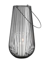 Lanterne géométrique en fil de fer noir faite à la main, vente en gros, taille personnalisée, logo personnalisé, découpe sur mesure, décoration d'intérieur