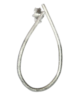 Sterling Silver Brushed Open Stud Manufacturer and Supplier of Best Quality Silver Components - Product Image 1