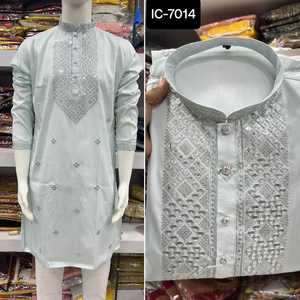 ชุดเสื้อกางเกงชุดนอนแฟนซีสำหรับผู้ชายดีไซน์เนอร์งานแต่งงานแฟนซีชุดแต่งกายชนเผ่าชุดอินเดียราคาถูกล่าสุด - Product Image 2