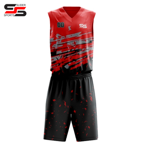 Uniforme de baloncesto para hombre, conjunto de camisetas y pantalones cortos, Camiseta de Juego atlético, uniforme de baloncesto sublimado deportivo - Product Image 3