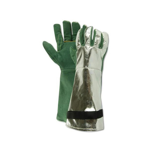 Gants de pompier en cuir durable Gants résistants au feu avec bande réfléchissante Gants de travail résistants au feu - Product Image 6