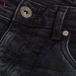 Jeans en denim de haute qualité pour hommes, style gothique, brodés, solides, respirants, légers, vintage, décontractés, coupe droite, pour l'hiver et le printemps - Product Image 5