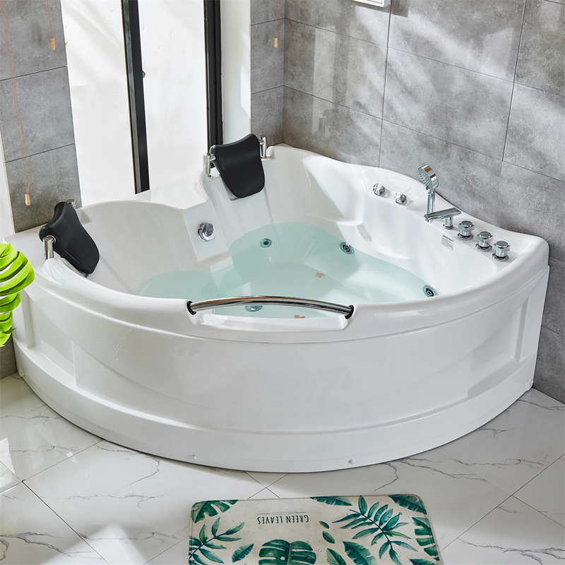 Matt Black Bathroom air Massage Bathtubs