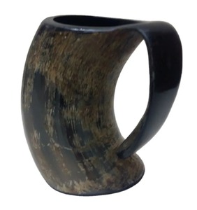 H.M.A Handicrafts Viking Drinking Horn <b>Mug</b> Traditional Handmade Tankard for Ale and Mead - Product Image 1