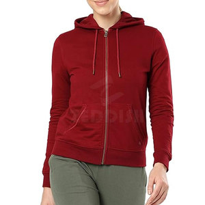 Sudadera con Capucha de Algodón y Poliéster Ligera, Diseño Personalizado, con Logotipo Frontal, Transpirable, de Secado Rápido, para Mujer, Estilo Casual de Invierno - Product Image 1