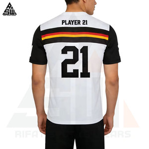 Conjunto de Uniforme de Fútbol Personalizado, Camiseta de Fútbol Corta, 100% Poliéster, Ropa Deportiva de Secado Rápido para Fanáticos/Jugadores de Clubes de Fútbol - Product Image 4