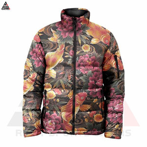 Hot Sale Price Winter Bubble <b>Jacket</b> for Wholesale Men's New Arrival Sublimation Front Logo Windproof - Product Image 3