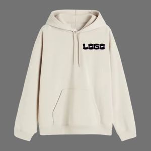 เสื้อฮู้ดดี้ทรงบ็อกซี่ขนาดใหญ่พิเศษสำหรับผู้ชาย ผ้าหนานุ่ม ใส่ได้ในฤดูหนาว สไตล์พรีเมียม สตรีทแวร์ ปักโลโก้ตามสั่ง ขายส่งจำนวนมาก รับผลิตแบบ OEM ODM - Product Image 2